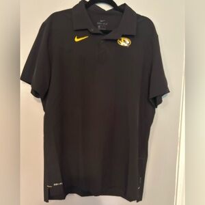 Mizzou Black Polo Shirt- L